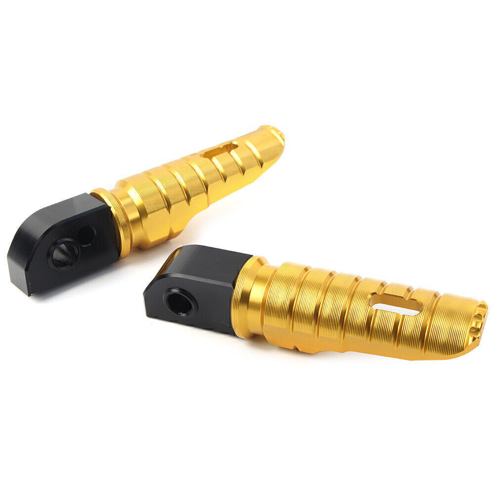 For Street Scrambler 900 T100 T120 Gold 1 Pair Rear Footrests Foot Peg