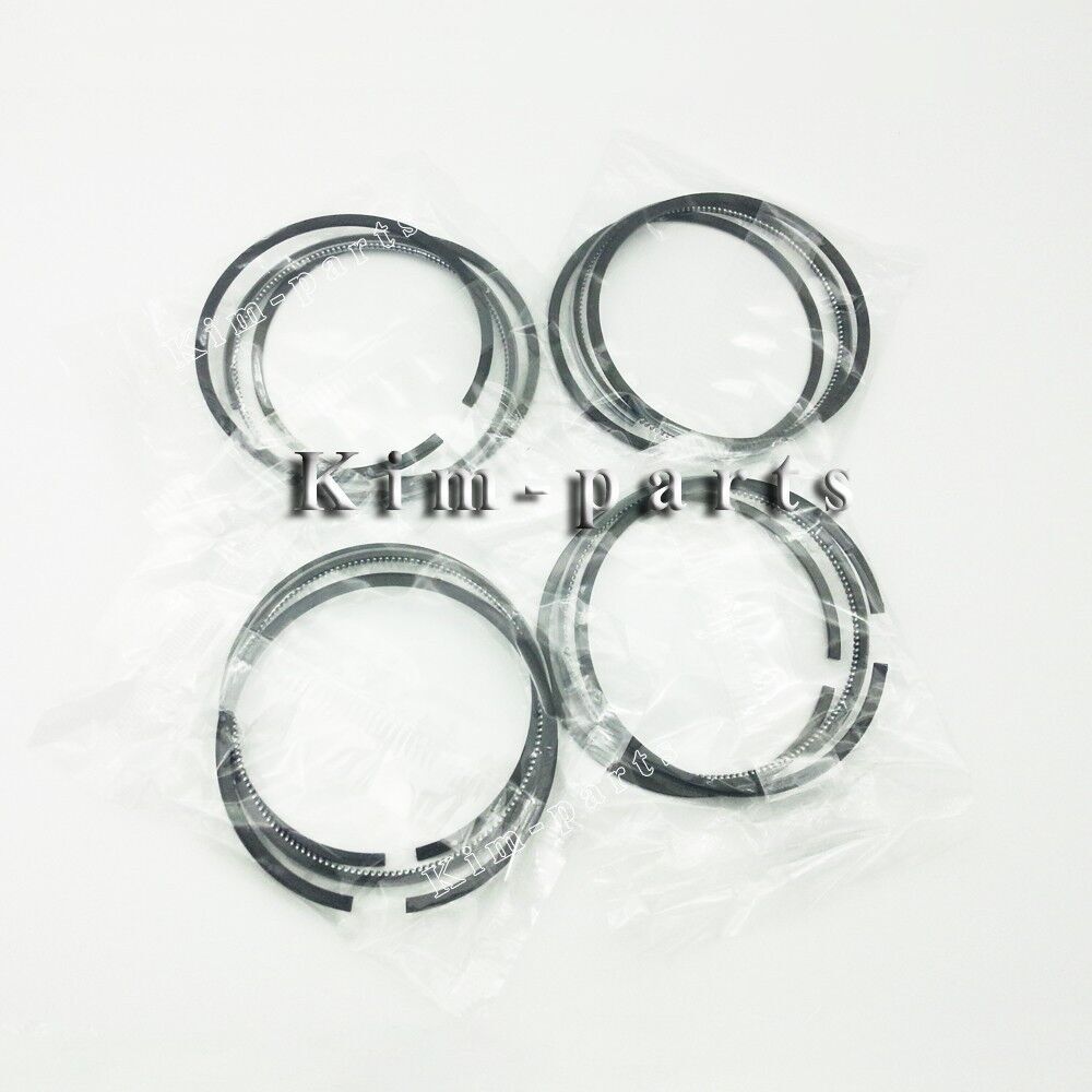 New 4-Set STD Piston Ring Kit for 4DR5 Forklifts