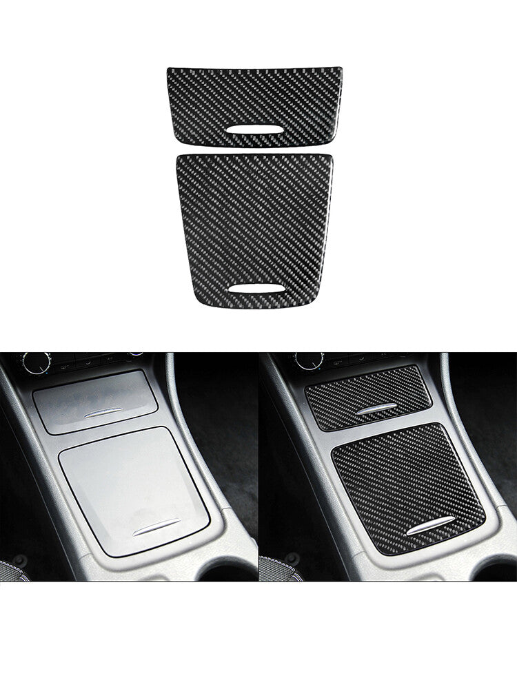 Carbon Fiber Dashboard Right Air Vent Trim Cover for Dodge for Challenger 2015-2020 v