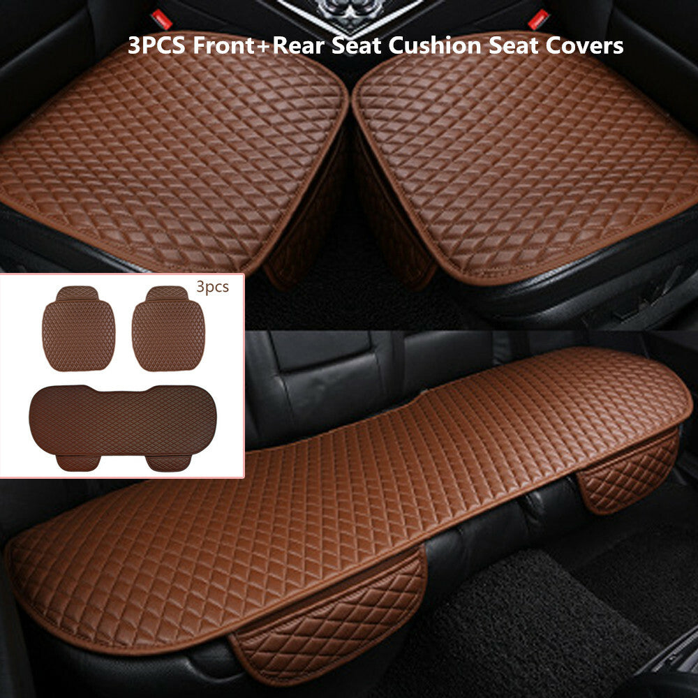 3pcs PU leather front and rear for seat cushions/car for seat covers for interior accessories. n
