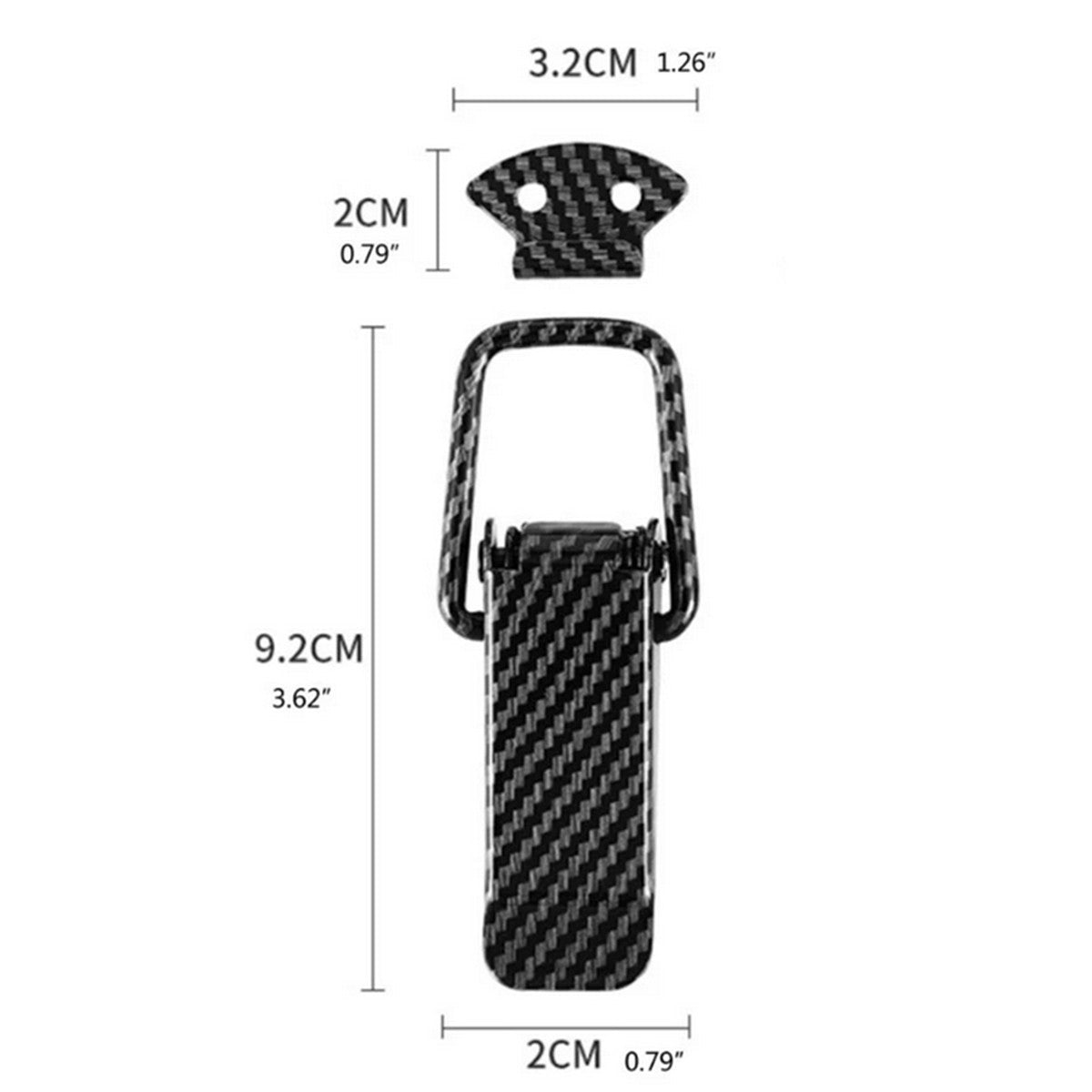 Car Trunks Tailgates Hatches Quick Release Car Bumper Lock Clip Fasteners Trim