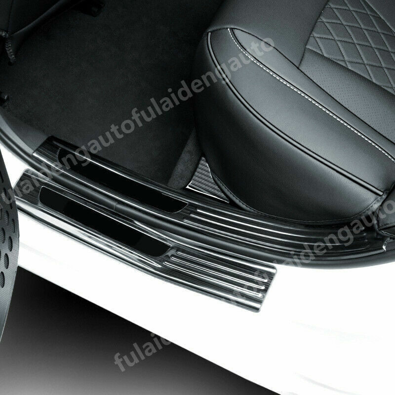8P for Nissan Teana Altima 2019-2022 Black Side Door Sill Scuff Plate Cover trim