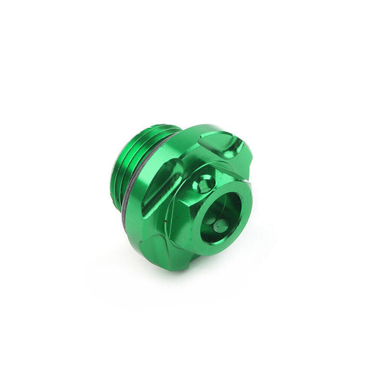 Engine Oil Fill Plug Screw Cap Green Fit for Kawasaki KX250 KX250F KLX450R KX450F Q