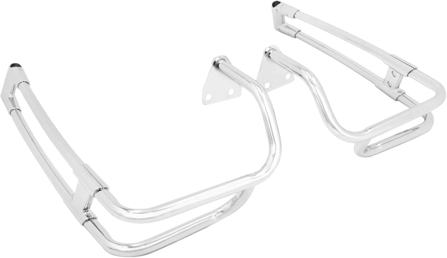 Saddlebag Guard Rails for Harley Touring Electra Road Glide 2014 - 2024 Chrome n