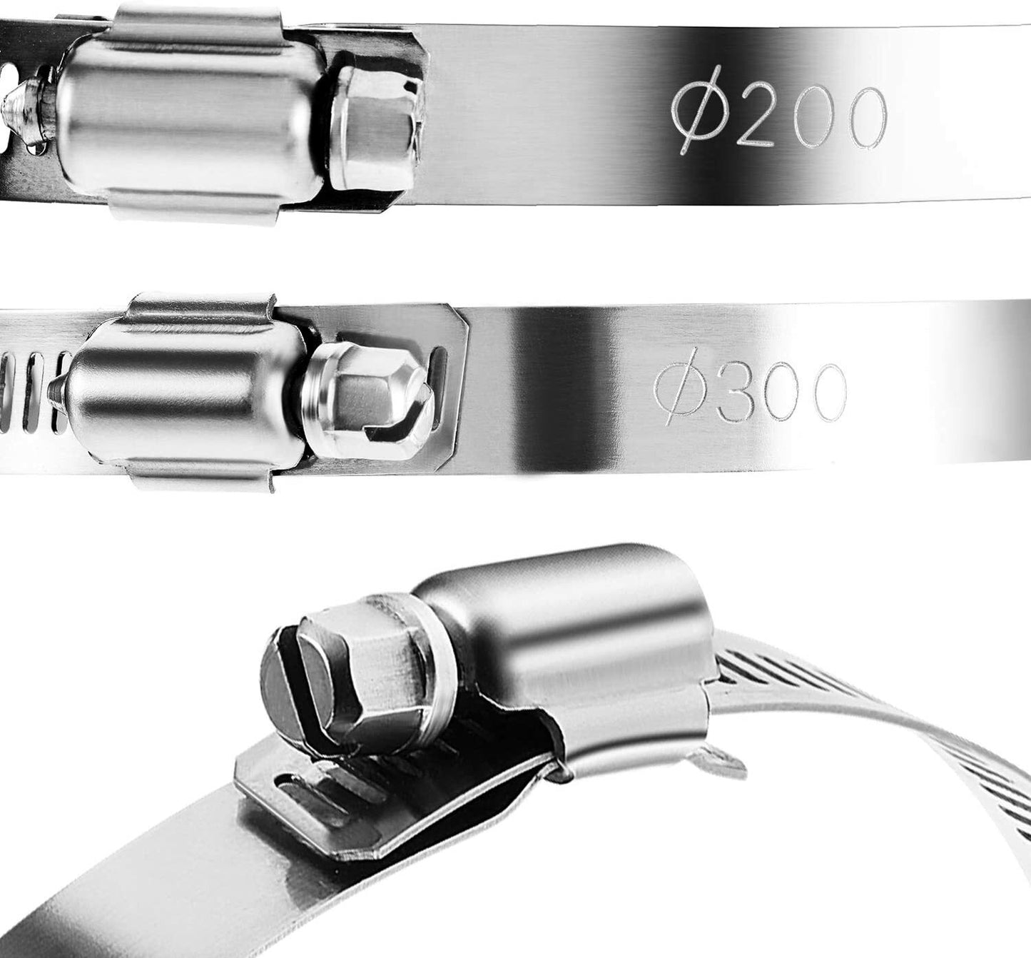6-inch screw worm drive hose clamp hose ring clamp pipe clamp