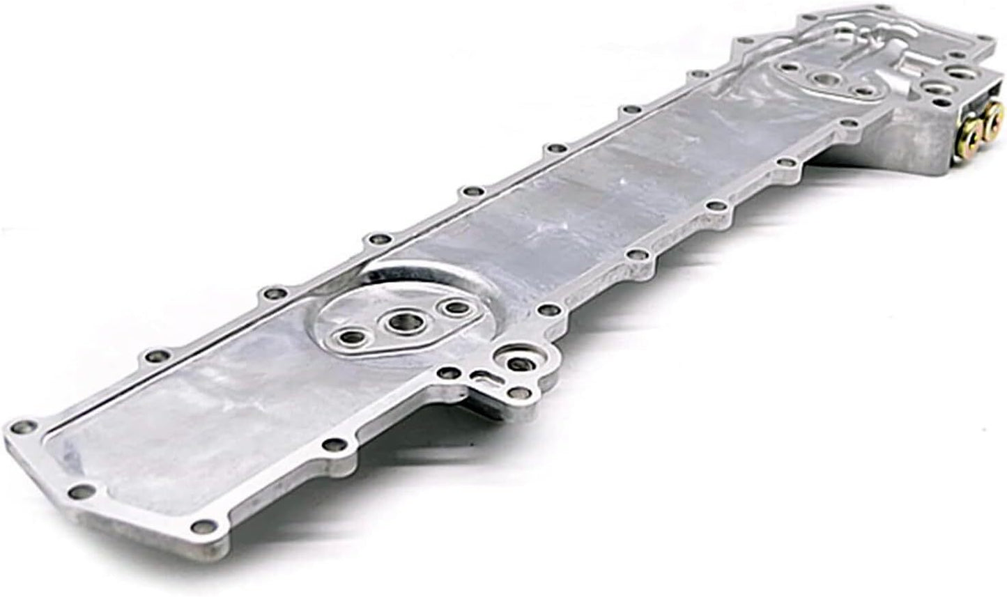 Oil cooler cover W/core ME074185 ME033687 for Mitsubishi 6D14/15/16 Kato HD800