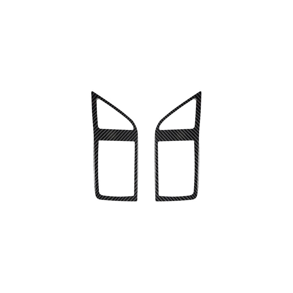 4Pcs Door Switch Frame Trim Cover Carbon Fiber For COBALT 2005-2010 v