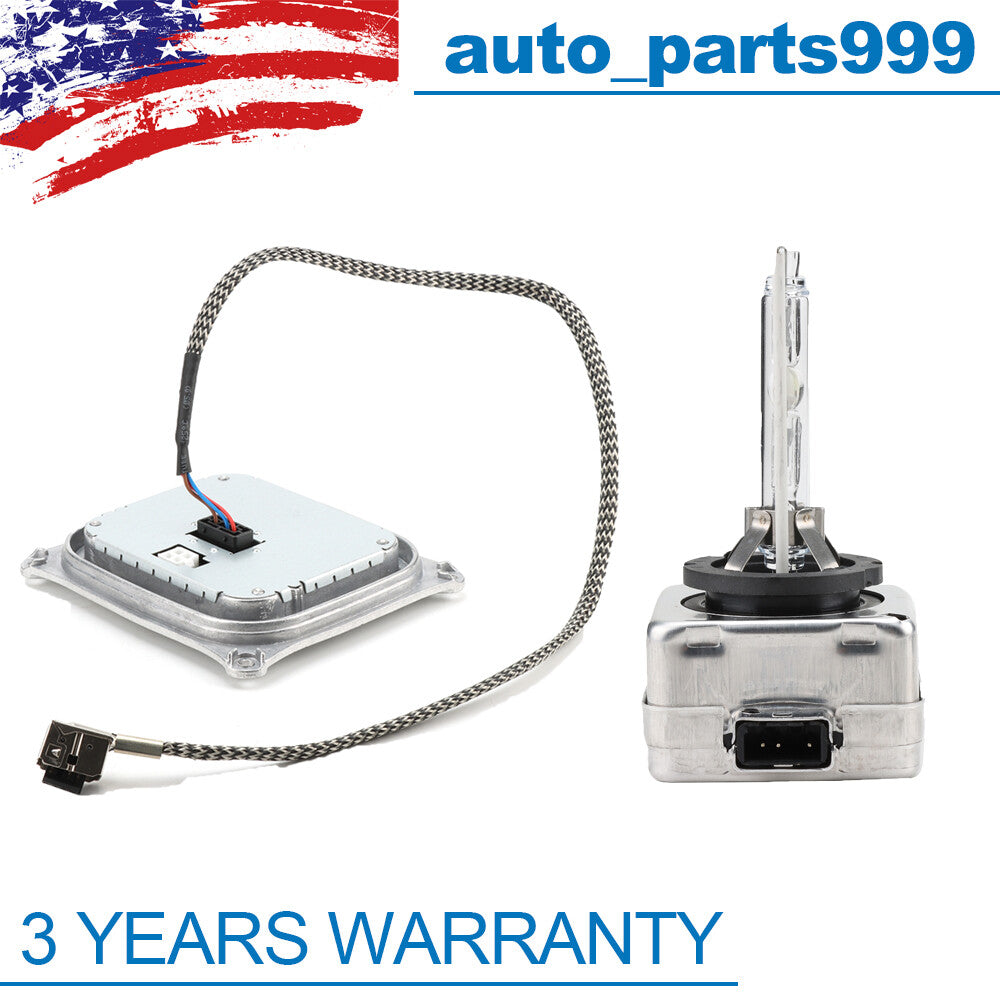 new 25806714 Xenon HID headlight ballast module with bulb for Cadillac DTS mount - n