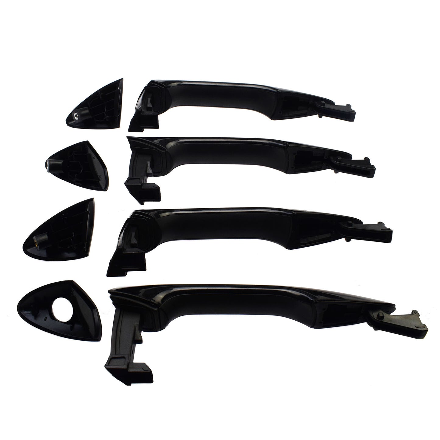 4-Pack Exterior Door Handle FL RL RR for for Hyundai for Elantra 2011-2016- v