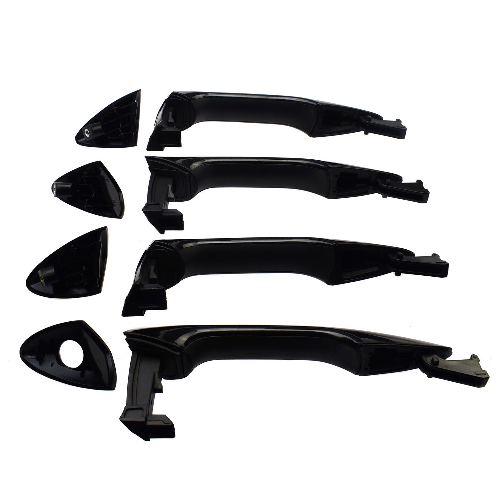 4-Pack Exterior Door Handle FL RL RR for for Hyundai for Elantra 2011-2016- v