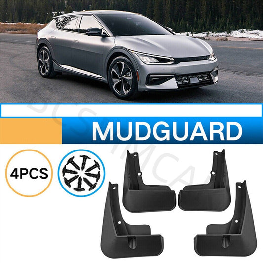 Front Rear Splash Guards Mud Flaps Mudgurads Set Fit for Kia EV6 2022-2024