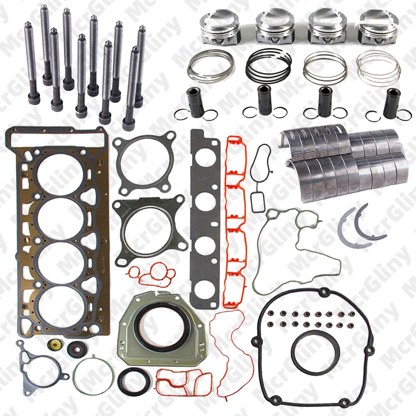 1.8T gasoline engine rebuild and overhaul gasket kit suitable for Passat / for Audi A3 A4 A5 TT- n