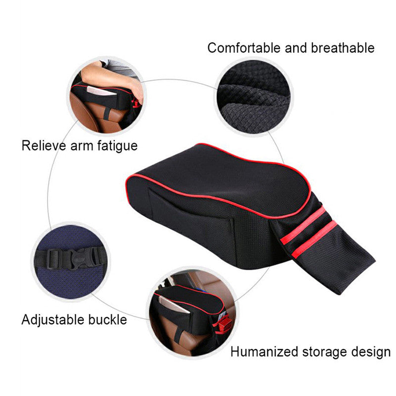 Universal car memory foam center box armrest console cover for rest - n