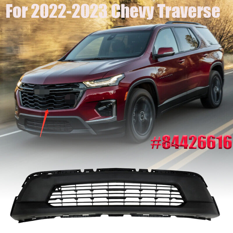 New Front Bumper Lower Grille Plastic 84426616 For 2022-2023 for Chevy Traverse n
