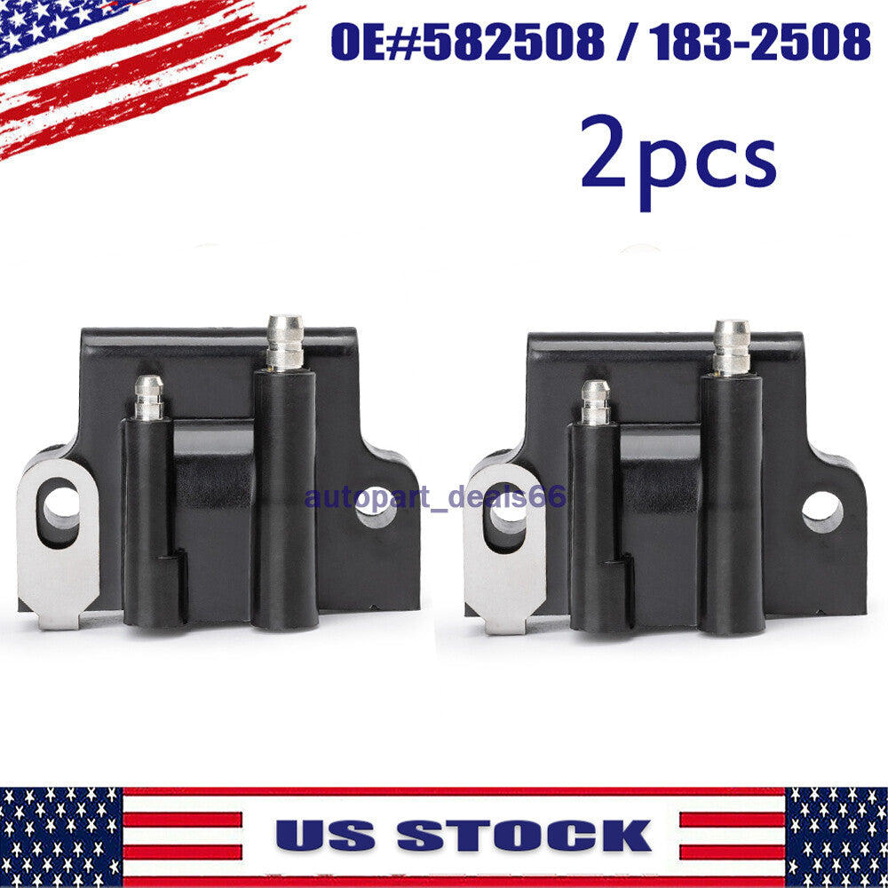 2x Ignition Coil for Johnson Evinrude 582508 183-2508 18-5179 582508 150-300HP Q