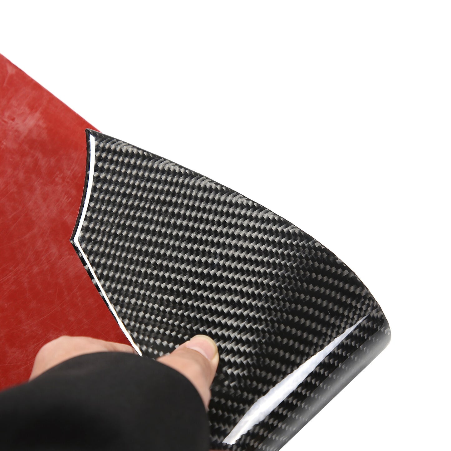 2007-13 Soft Carbon Fiber Indoor Center Strip Sticker Console Trim For Tundra- v
