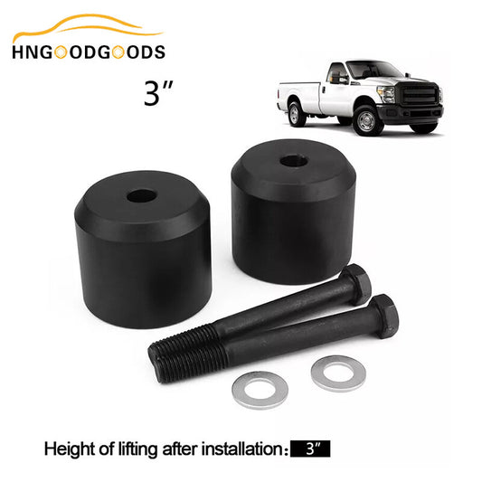 3 Front Leveling Lift Kit for 2005-2023 for Ford F250 F350 SUPER DUTY 4WD Black