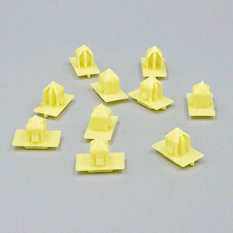 10-piece 9mm hole extension clips suitable for Jaguar S, X350, X150, X351, XF, F, E, and Pace models.