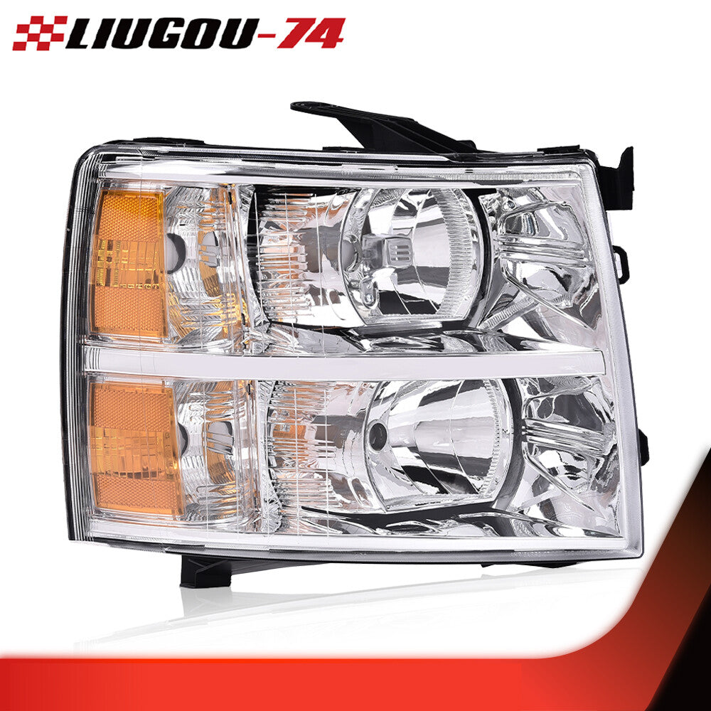 for CHRome/Amber Corner Light RH Fits 2007 - 2014 for Silverado - v