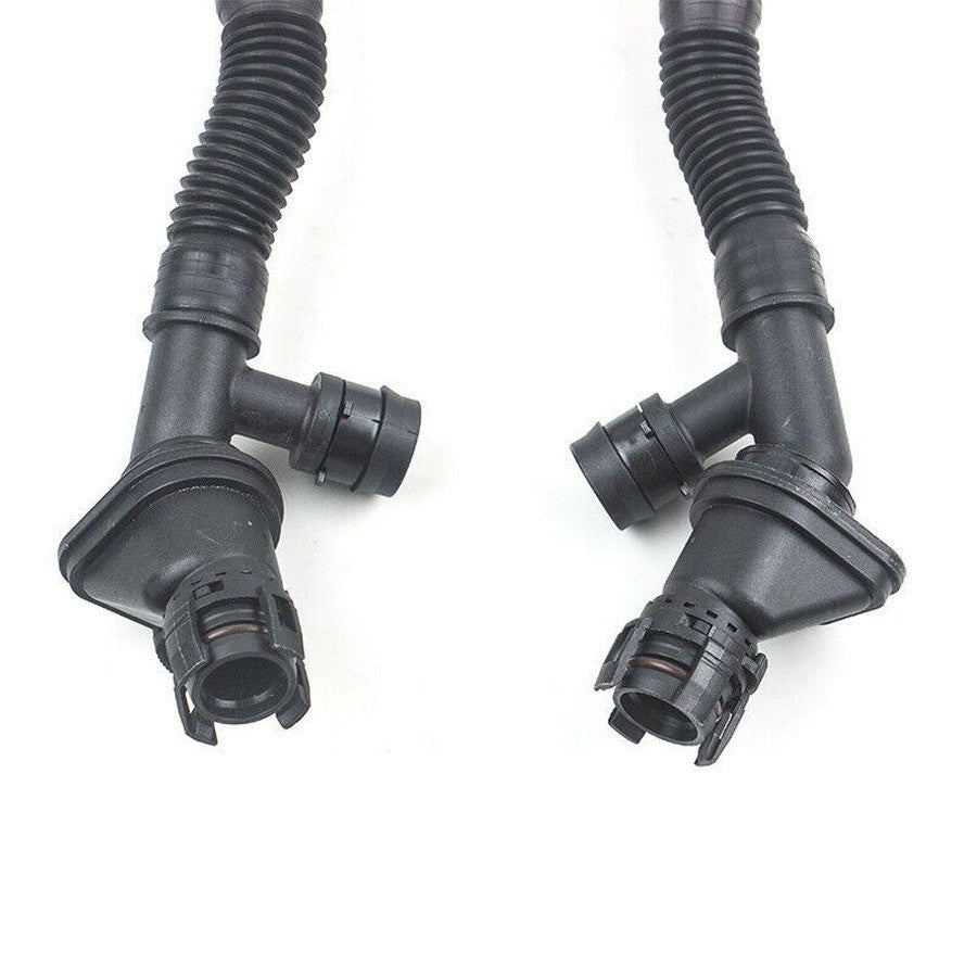 2PCS Crankcase Vent Hoses Lef t Right for BMW 550i 650i 750i 750Li B7 X5 X6 N63