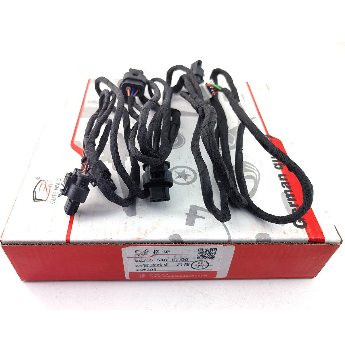Suitable for Mercedes W205 C rear bumper parking sensor wiring harness A2055401900 Q