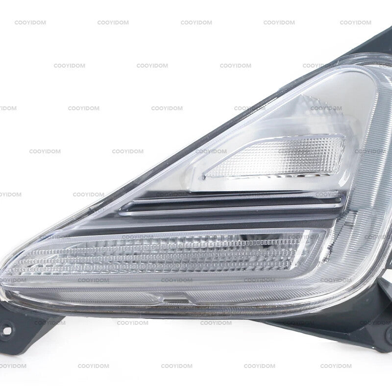 One-piece set of new right rear bumper taillights and turn signals for Kia Forte 2019-2020.