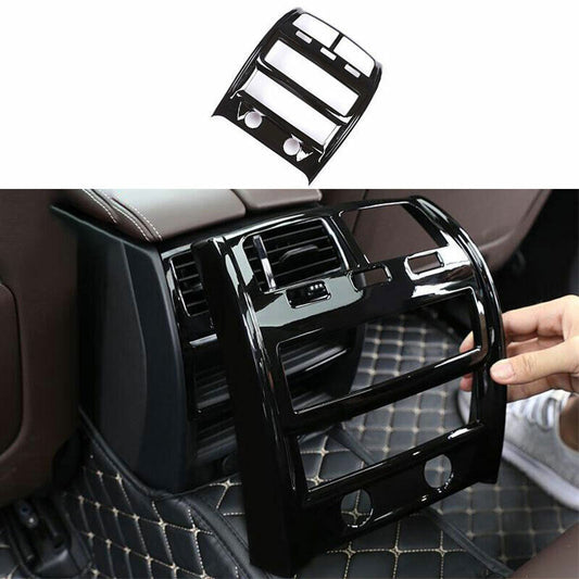 for BMW 5 Series G30 2018-19 ABS Black Rear Air Outlet Anti-Kick Panel Vent Trim