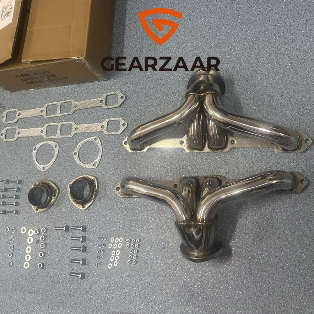 Stainless Exhaust Headers Super Short Small Block For/ for Chevy Impala Nova for Corvette