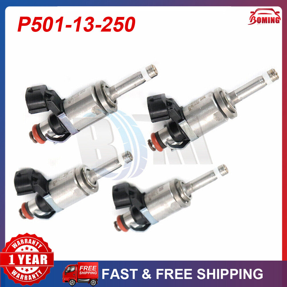 Set of 4pcs Fuel Injectors Fits for Mazda 2 3 MX-5 Europe New P501-13-250