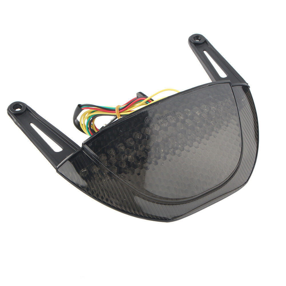 ABS Rear Integrated Indicator Tail Light Lamp for Honda CBR600RR 2007-2012 Black