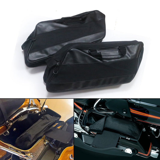 Saddlebag Hard Saddle Liners Luggage Travel Pak for Harley Street Glide 94-13 Q