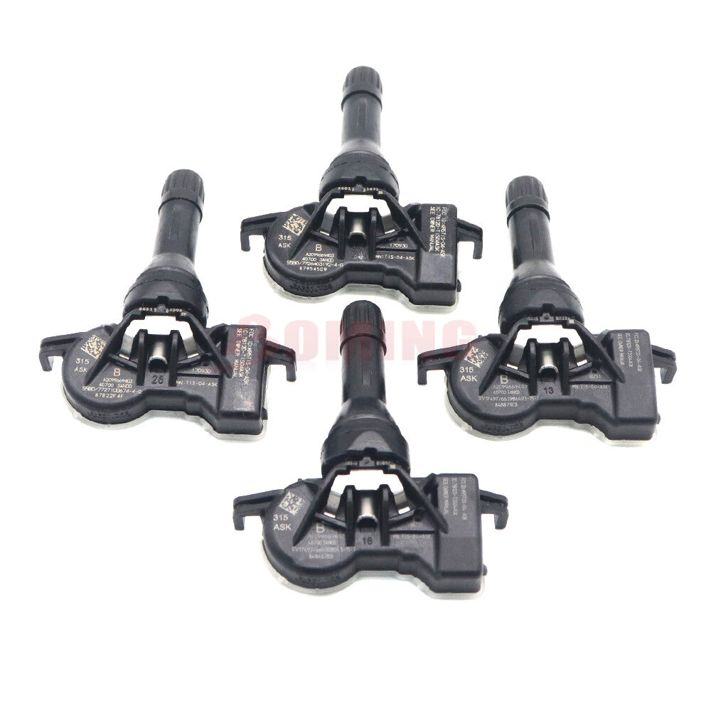SET OF 4PCS TIRE PRESSURE SENSOR TPMS FOR 2016-19 for NISSAN SENTRA 40700-3AN0D NEW