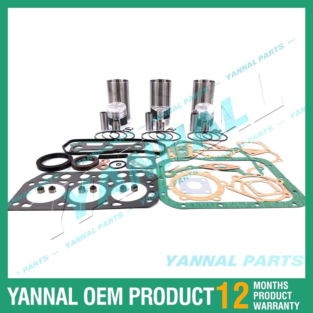 K3D Overhaul and Rebuild Kit with Engine Gasket for Mitsubishi Engines