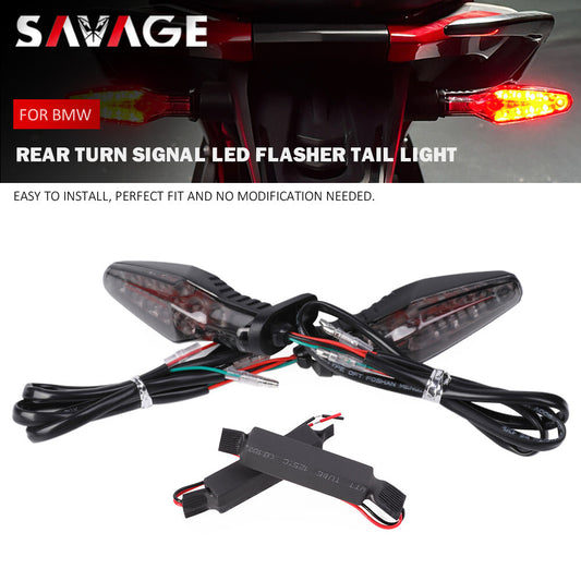 Rear LED Turn Signal Lights w/Resistors for BMW F800GS Adv F800R F 800 GT F700GS Q