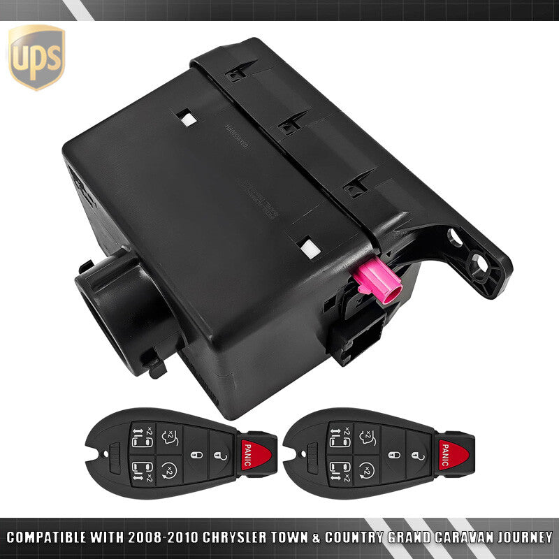 Wireless Ignition Node Module W/ 2 Keys for Chrysler Town  Country 68210156AB