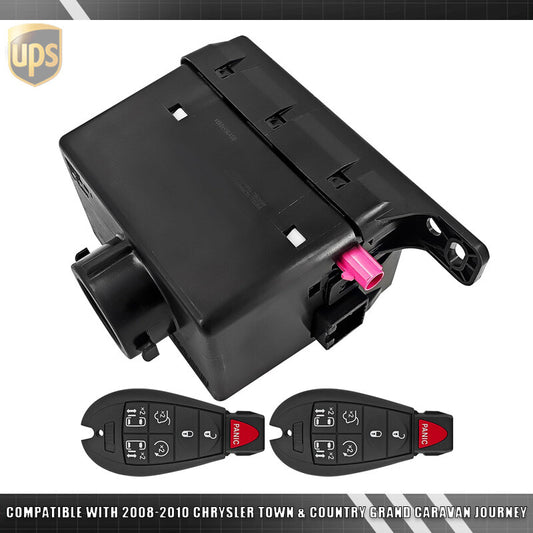 Wireless Ignition Node Module W/ 2 Keys for Chrysler Town  Country 68210156AB