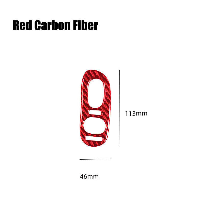 Red carbon fiber window switch panel decorative sticker for Corvette C5 98-04- n