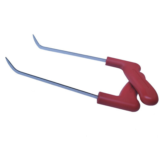 2pc stainless steel car dent repair hooks push rods bodywork dent repair crowbar v