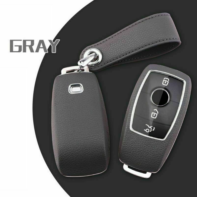 for Mercedes Benz 2017-2021 E S A C G class leather + PC car keys cover Q