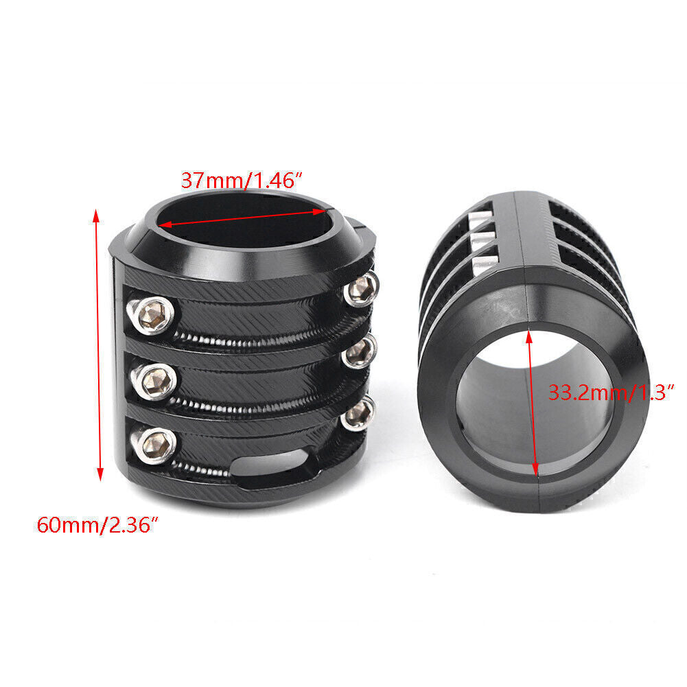 CNC Front Fork Tube Shock Cover for BMW R1200GS ADV 2013 2014 2015 2016 Black Q