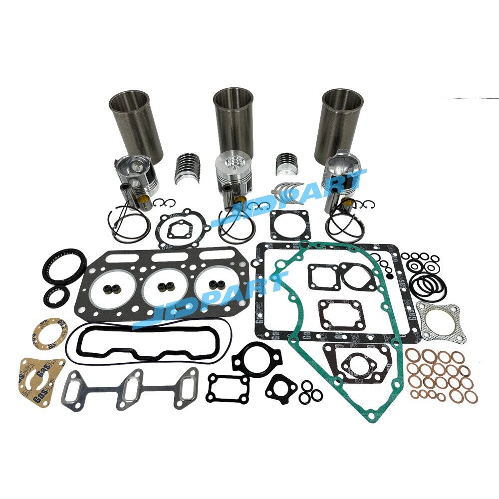 3T75HLE Cylinder Liner Kit with Shim and Bearings for Engine Parts