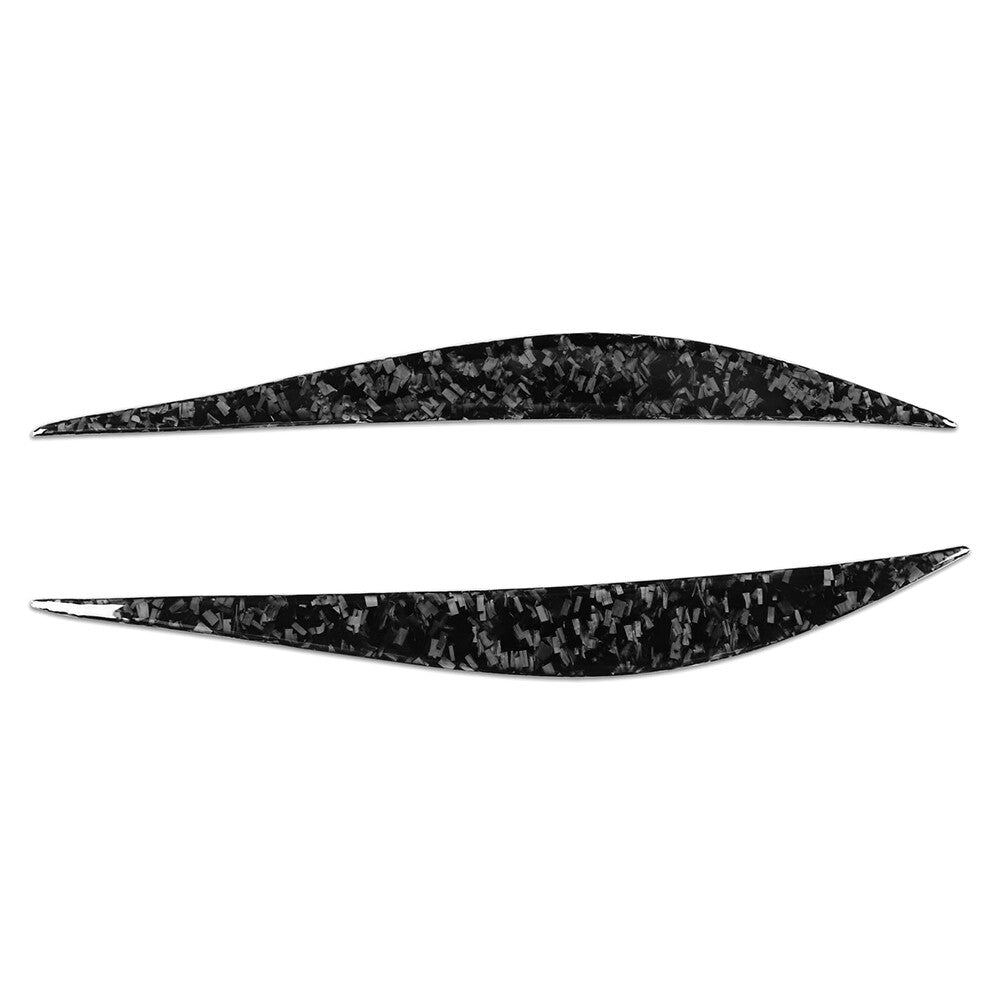 Car Headlight Eyebrow Eyelid Cover Fit for BMW 3 Series F30 F31 2012-2018 Pair