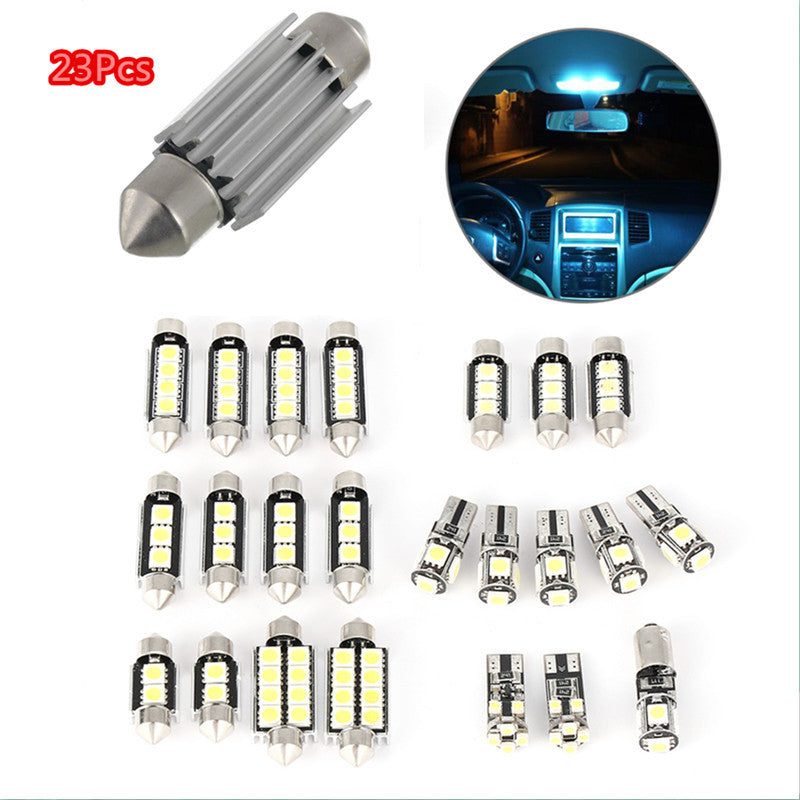 12V Car Interior Dome Map License Trunk License Plate Light Auto LED White Bulbs
