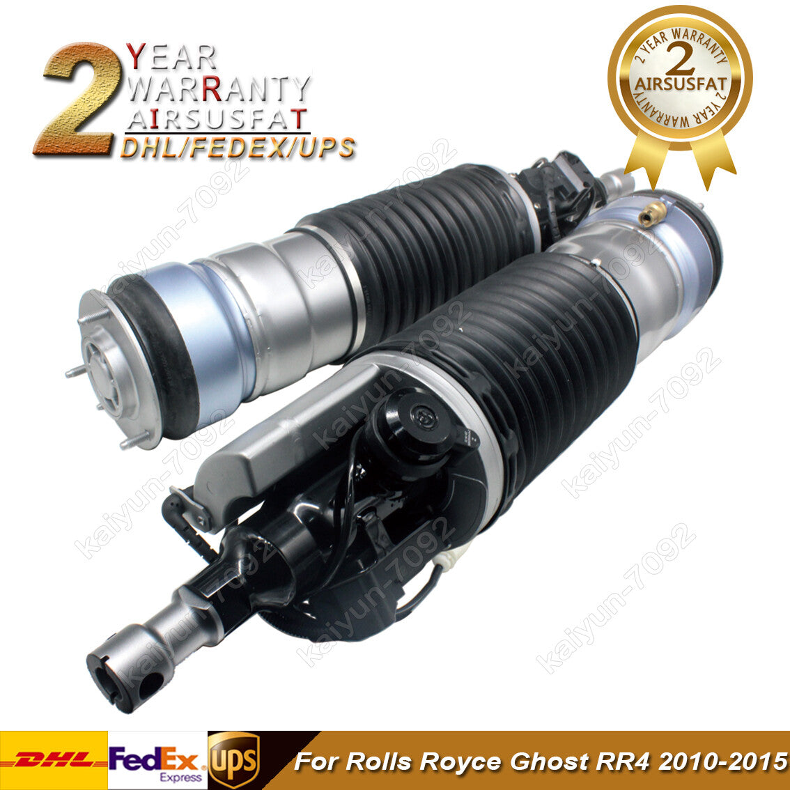 2x for Rolls Royce for Ghost RR4 Wraith Front Air Suspension Shock Strut 37106862552
