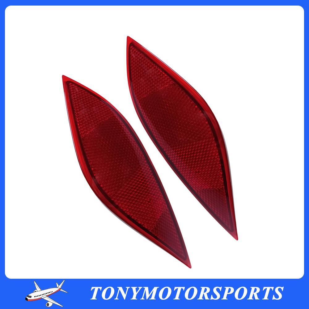 Pair Rear Reflector For 2019-2021 for Toyota Prius Driver and Passenger Side