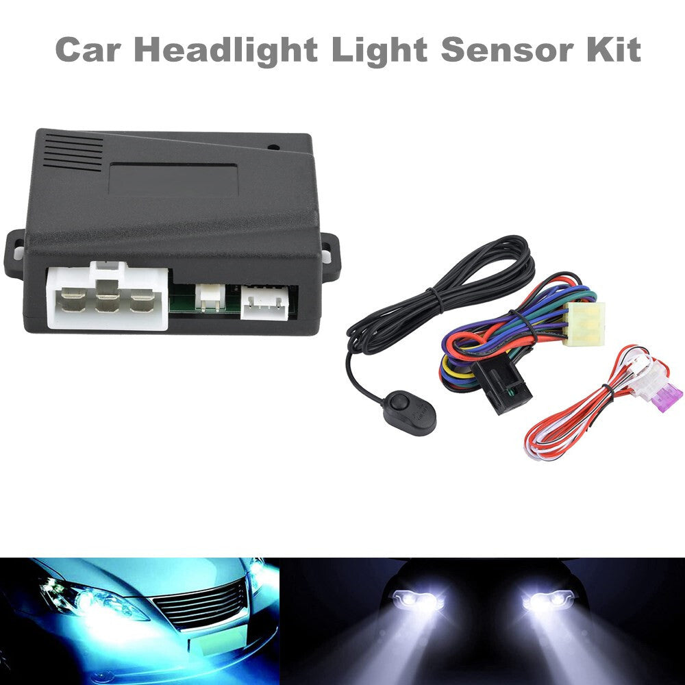 Automotive headlight automatic on/off switch sensor box kit - n