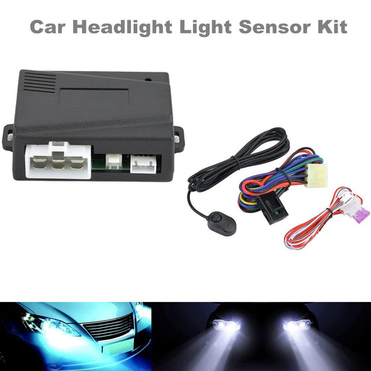 Automotive headlight automatic on/off switch sensor box kit - n