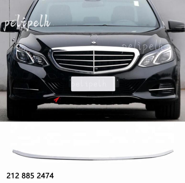 Front Bumper Cover Moulding Chrome Trim For E Class W212 14-2015 B n