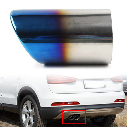 Car Stainless Steel Rear Exhaust Pipe Tail Muffler Tip for Audi Q3 2012-2021 Q