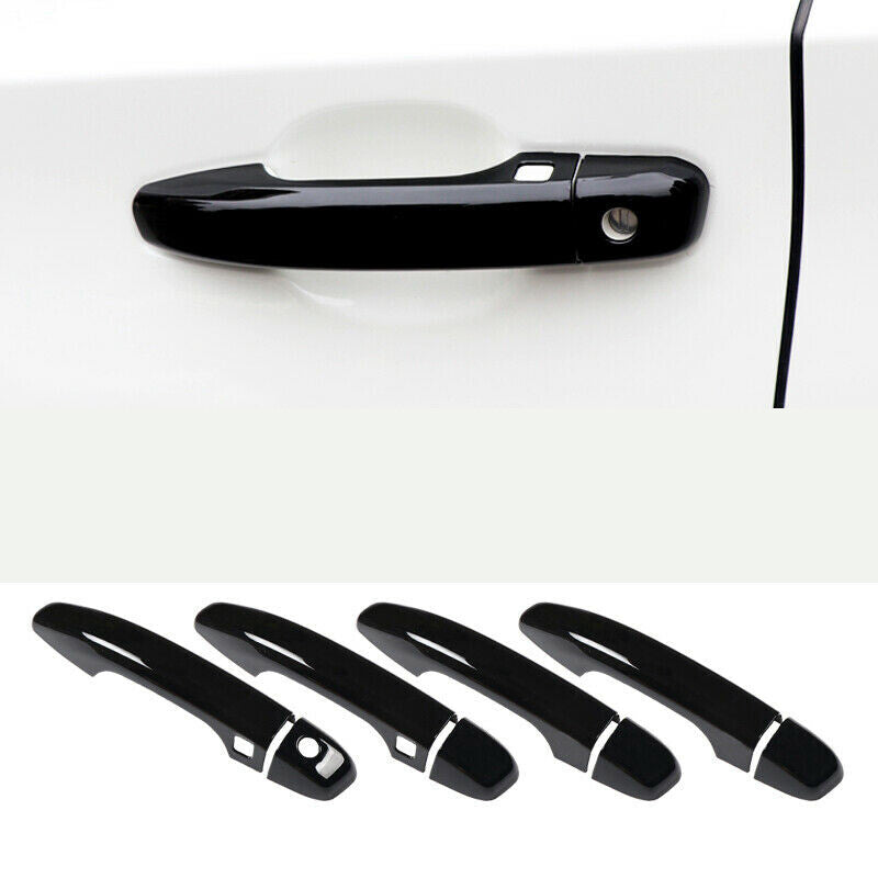 8P Gloss Black for Smart Side Door Handle Cover Trim for Honda Accord 10th 2018-2022